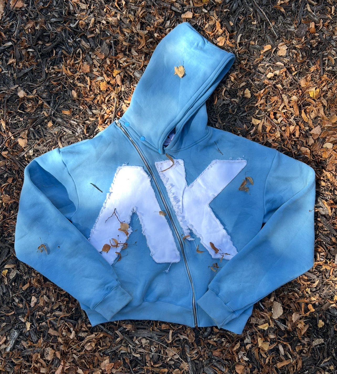 BLUE AK "SCOPD" ZIP UP HOODIE